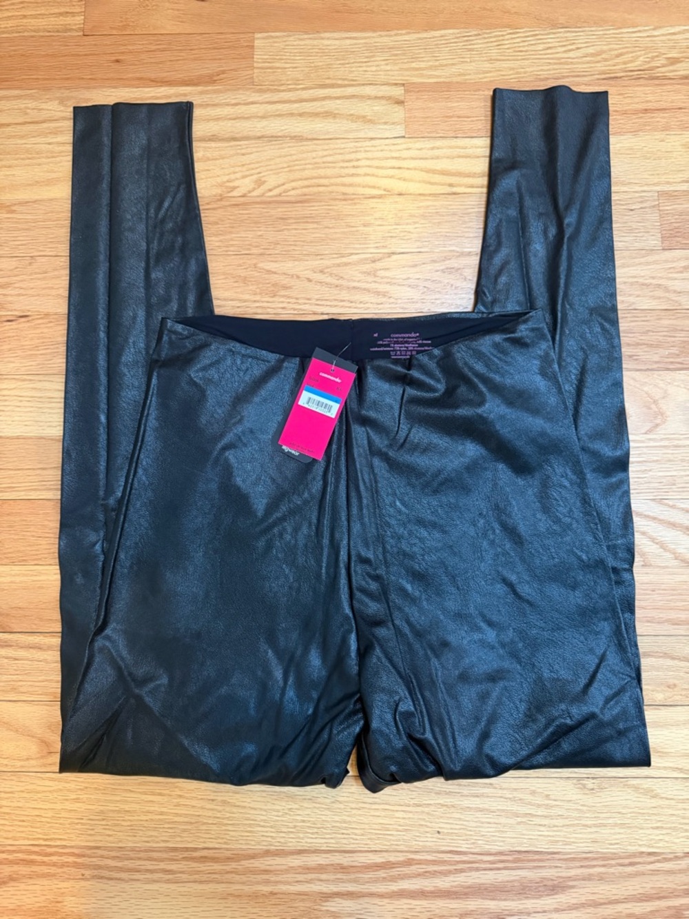 Commando Black Faux Leather Leggings - Picture 6 of 9